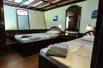 Standard Single Double Bed Cabin Lower Deck