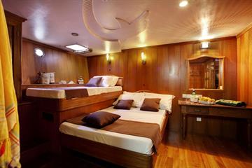 Lower Deck Double Cabins (# 1, 2, 7 & 8)