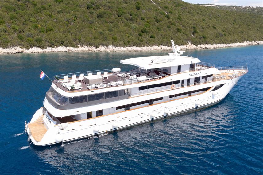 The Suzana, a small ship cruise in the Dalmatian Coast of Croatia
